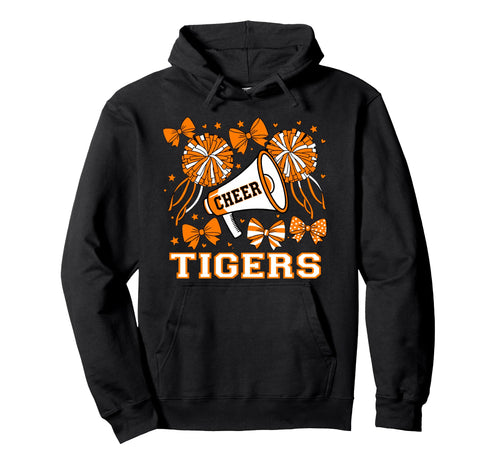 Go Cheer Tigers School Sports Team Hoodie - Novelty Apparel Men Women - T-Shirt, Sweatshirt, Hoodie