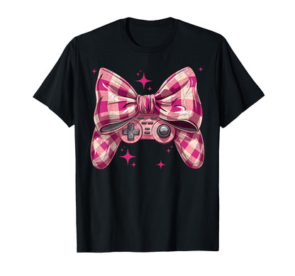 Coquette Bow Gaming Mothers Day Gamer Mom T-Shirt - Unique Graphic Unisex - T-Shirt, Sweatshirt, Hoodie