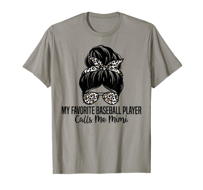 My Favorite Baseball Player Calls Me T-Shirt - Minimalist Print Men Women - T-Shirt, Sweatshirt, Hoodie