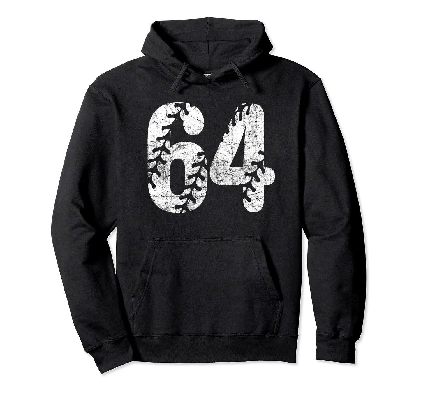 Baseball Softball Mom 64 Number 64 Hoodie - Graphic Print for Adults - T-Shirt, Sweatshirt, Hoodie