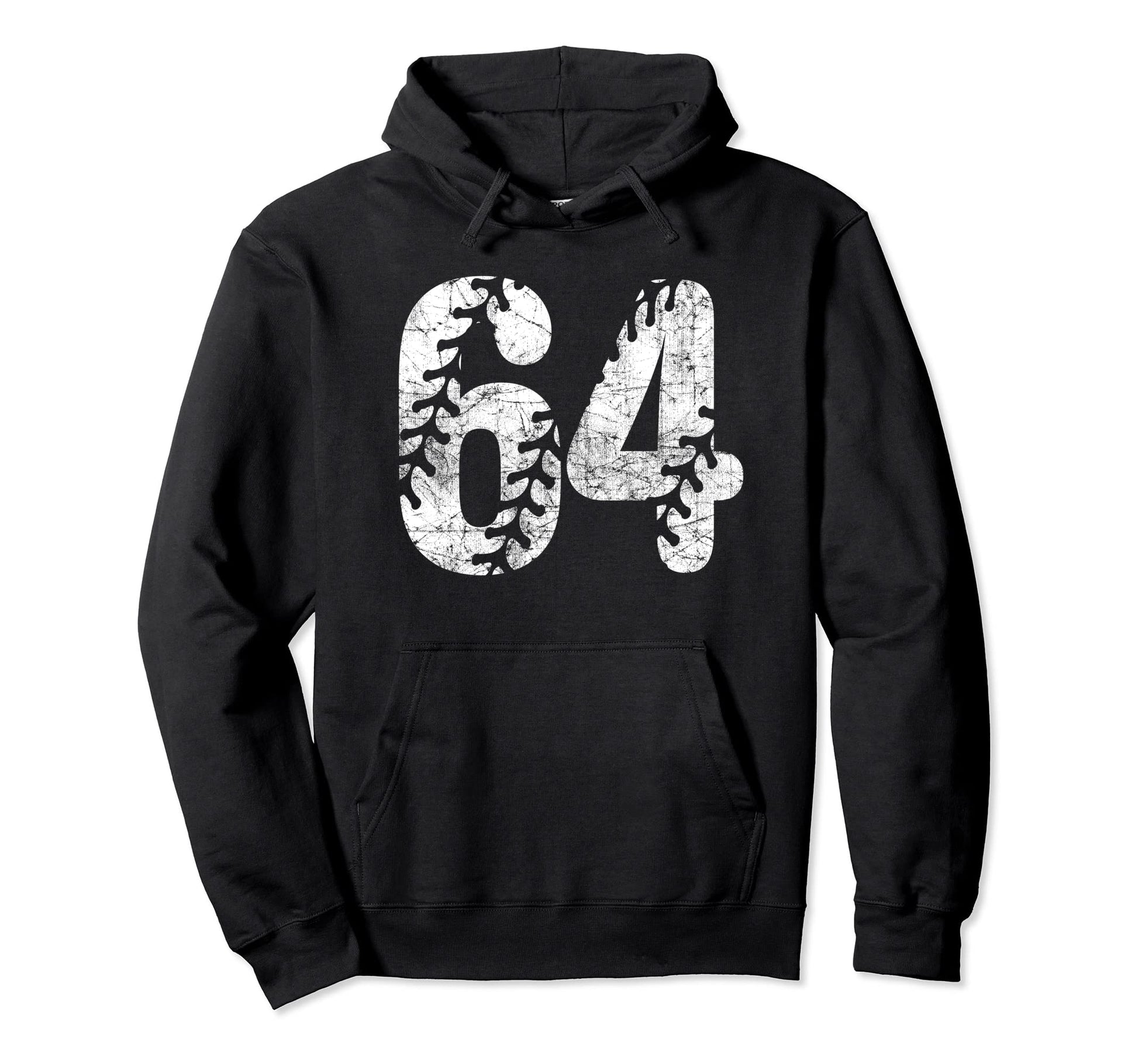 Baseball Softball Mom 64 Number 64 Hoodie - Graphic Print for Adults - T-Shirt, Sweatshirt, Hoodie