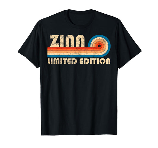 Zina 70S 80S Sunset Stripe T-Shirt - Aesthetic Graphic Men Women - T-Shirt, Sweatshirt, Hoodie