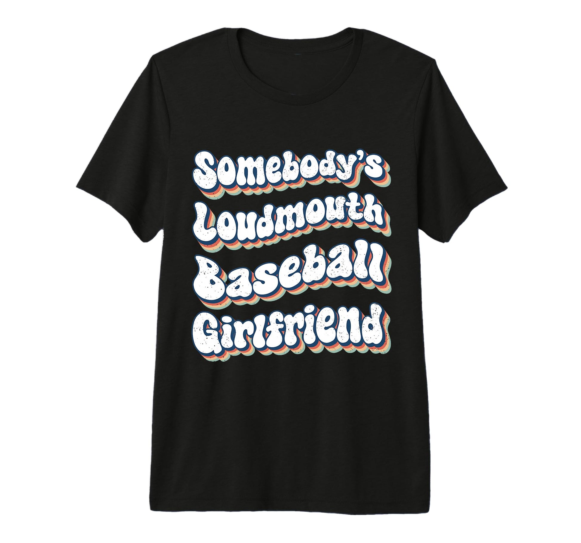 Somebodys Loudmouth Baseball T-Shirt - Custom Art Print for Adults - T-Shirt, Sweatshirt, Hoodie
