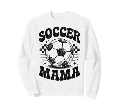 Soccer Mama Football Soccer Sweatshirt - Minimalist Print for Adults - T-Shirt, Sweatshirt, Hoodie