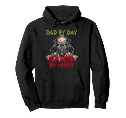 Dad Day Gamer Night Masked Warrior Hoodie - Custom Art Print for Adults - T-Shirt, Sweatshirt, Hoodie