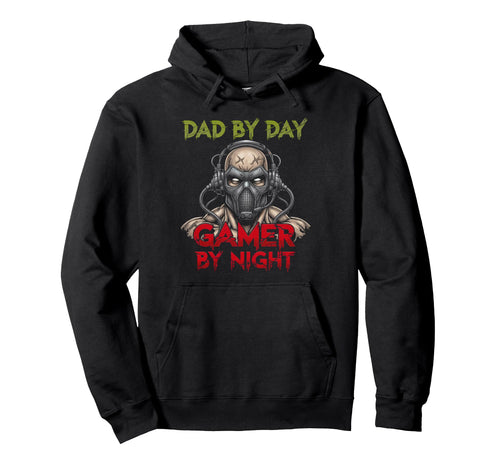 Dad Day Gamer Night Masked Warrior Hoodie - Custom Art Print for Adults - T-Shirt, Sweatshirt, Hoodie