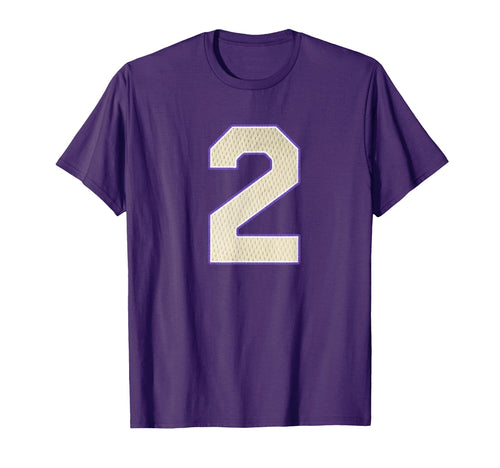 Football Jersey Number 2 T-Shirt - Fun Novelty Design Men Women - T-Shirt, Sweatshirt, Hoodie
