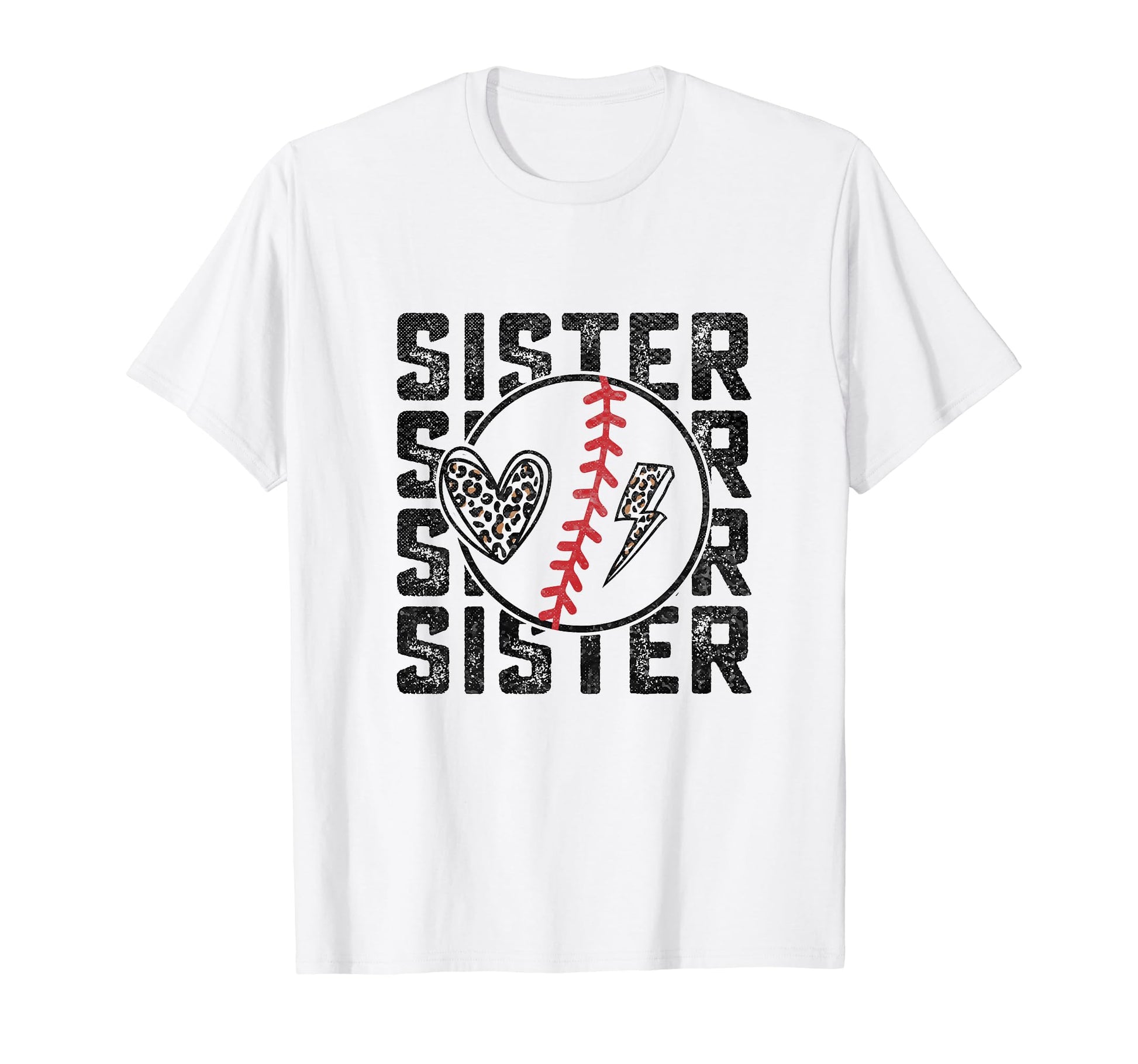 Baseball Sister Sport T-Shirt - Custom Art Print Unisex - T-Shirt, Sweatshirt, Hoodie