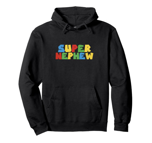 Super Gamer Nephew Nephew Matching Auntie Hoodie - Graphic Print Men Women - T-Shirt, Sweatshirt, Hoodie