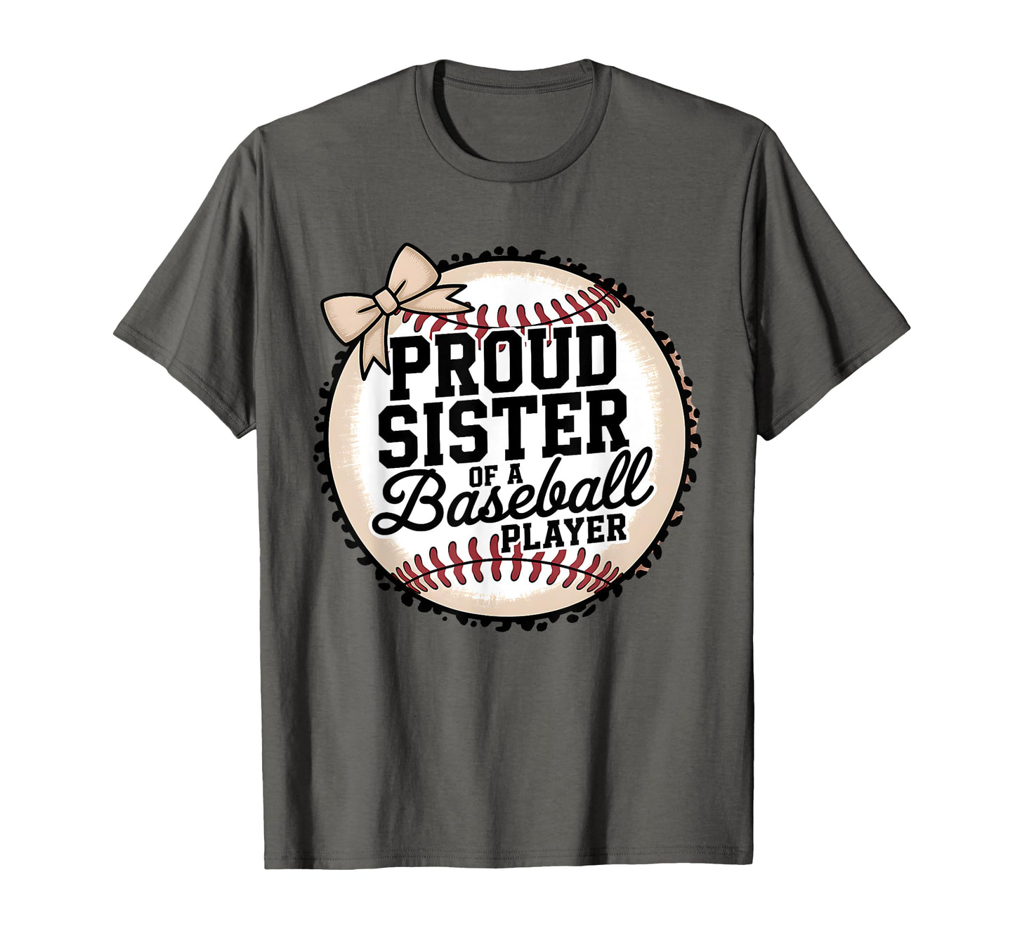 Proud Sister Baseball Player T-Shirt - Casual Everyday Wear for Adults - T-Shirt, Sweatshirt, Hoodie