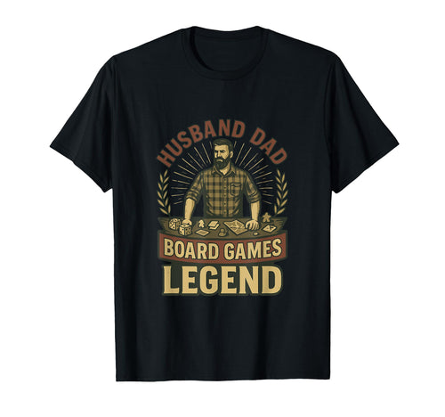 Board Game Dad Chess Daddy Board T-Shirt - Fun Novelty Design for Adults - T-Shirt, Sweatshirt, Hoodie