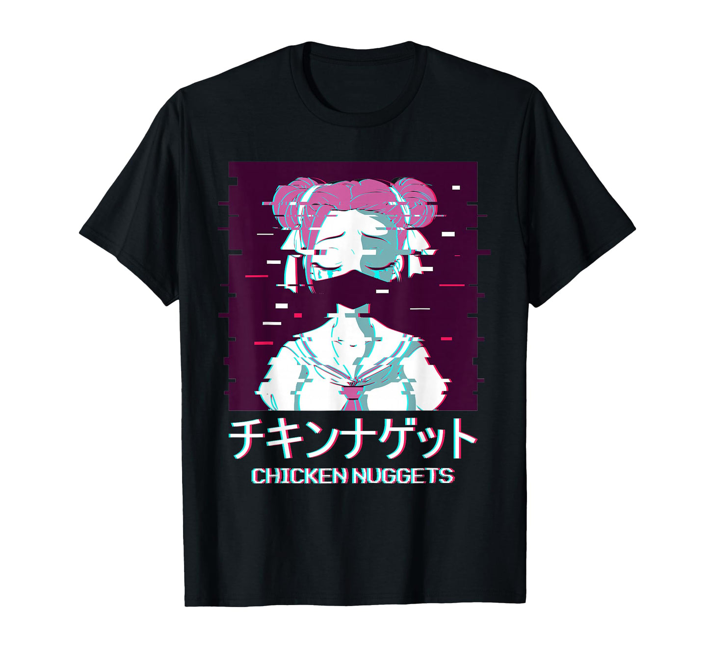 Geisha Anime Japan Vaporwave Aesthetic T-Shirt - Unique Graphic Men Women - T-Shirt, Sweatshirt, Hoodie