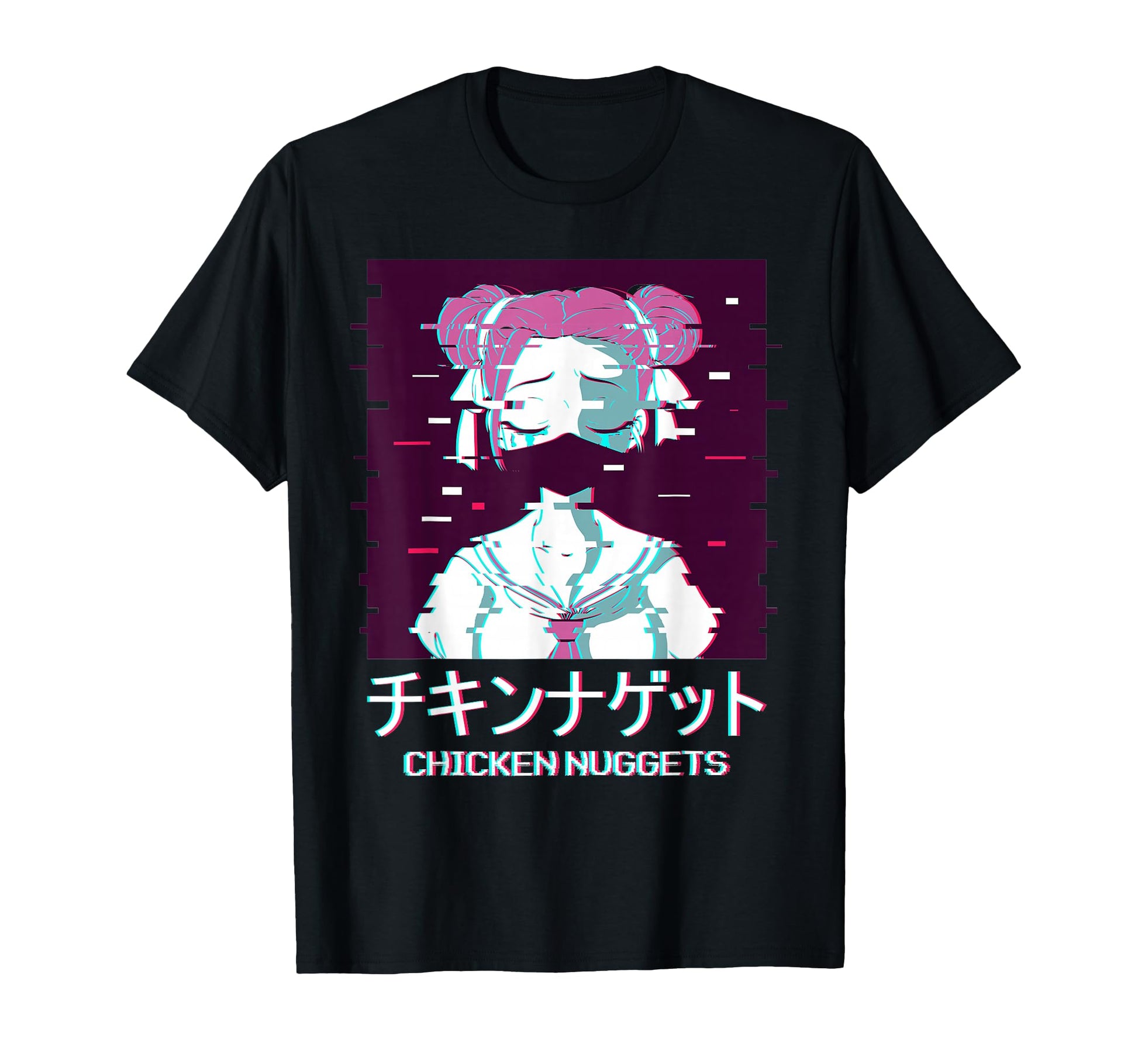 Geisha Anime Japan Vaporwave Aesthetic T-Shirt - Unique Graphic Men Women - T-Shirt, Sweatshirt, Hoodie