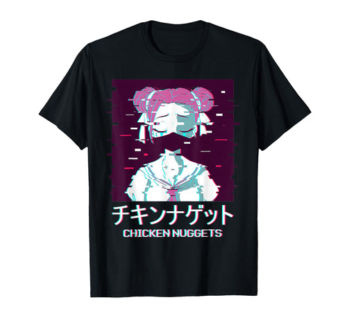 Geisha Anime Japan Vaporwave Aesthetic T-Shirt - Unique Graphic Men Women - T-Shirt, Sweatshirt, Hoodie