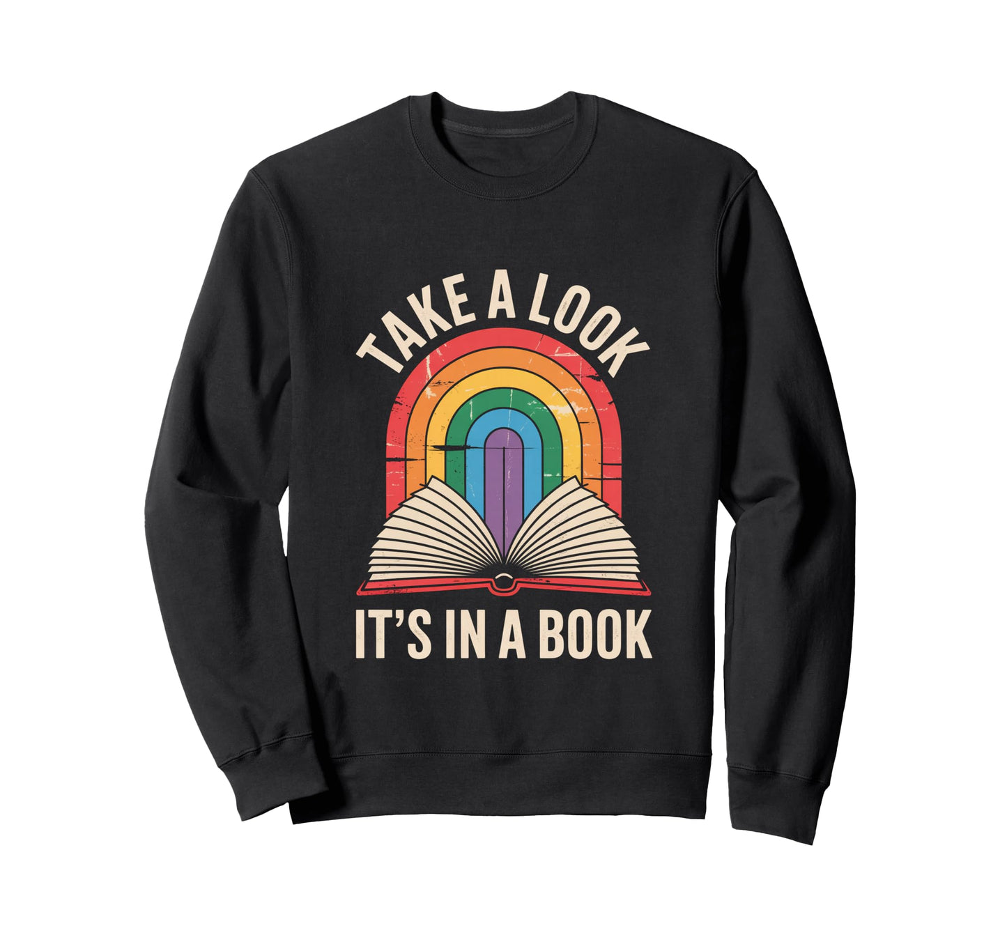 Take Its Book Reading Sweatshirt - Custom Art Print Unisex - T-Shirt, Sweatshirt, Hoodie