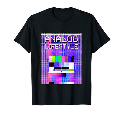 Analog Lifestyle Vaporwave Aesthetic T-Shirt - Novelty Apparel Unisex - T-Shirt, Sweatshirt, Hoodie