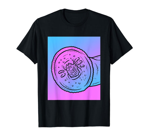 Vaporwave Lamprey Aesthetic Pastel T-Shirt - Minimalist Print Men Women - T-Shirt, Sweatshirt, Hoodie