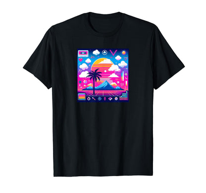 Vaporwave Aesthetics T-Shirt - Aesthetic Graphic Unisex - T-Shirt, Sweatshirt, Hoodie