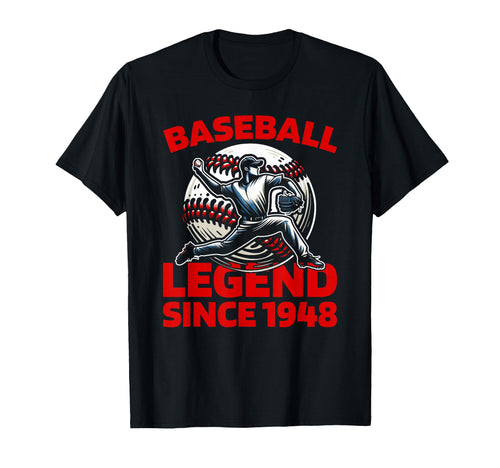 Birthday Baseball Baseballer Player T-Shirt - Trendy Graphic for Adults - T-Shirt, Sweatshirt, Hoodie
