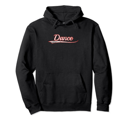 Dance Varsity Distressed Throwback Hoodie - Streetwear Style Unisex - T-Shirt, Sweatshirt, Hoodie