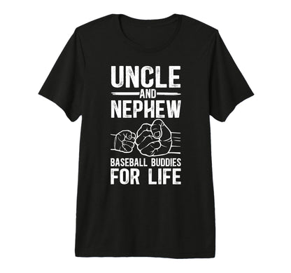 Mens Baseball Uncle And Nephew Baseball T-Shirt - Trendy Graphic Men Women - T-Shirt, Sweatshirt, Hoodie