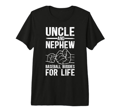 Mens Baseball Uncle And Nephew Baseball T-Shirt - Trendy Graphic Men Women - T-Shirt, Sweatshirt, Hoodie