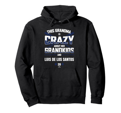Grandma Crazy Luis De Los Santos Hoodie - Streetwear Style Men Women - T-Shirt, Sweatshirt, Hoodie
