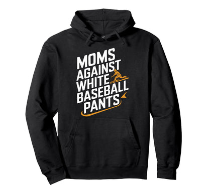 Baseball Game Day Baseball Moms Hoodie - Casual Everyday Wear Men Women - T-Shirt, Sweatshirt, Hoodie