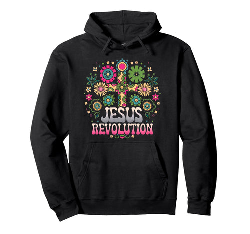 Jesus Revolution Christian Faith Hoodie - Novelty Apparel for Adults - T-Shirt, Sweatshirt, Hoodie