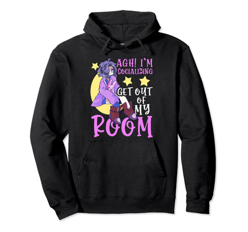 Kawaii Pastel Goth Menhera Anime Agh Hoodie - Streetwear Style for Adults - T-Shirt, Sweatshirt, Hoodie