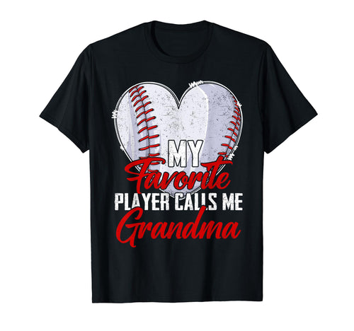 My Favorite Player Calls Me Grandma T-Shirt - Aesthetic Graphic for Adults - T-Shirt, Sweatshirt, Hoodie
