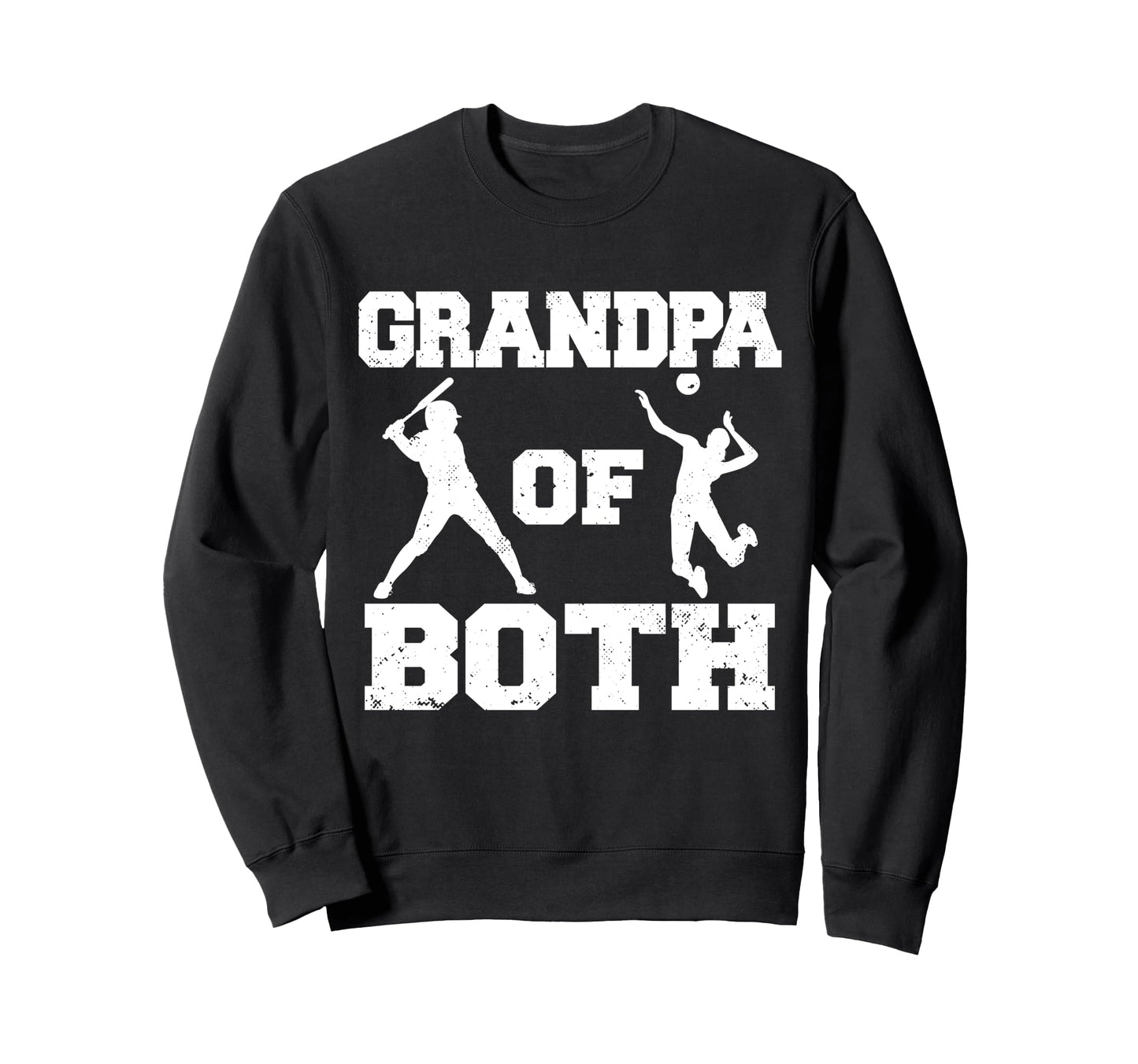 Grandpa Both Funny Baseball Sweatshirt - Minimalist Print Men Women - T-Shirt, Sweatshirt, Hoodie