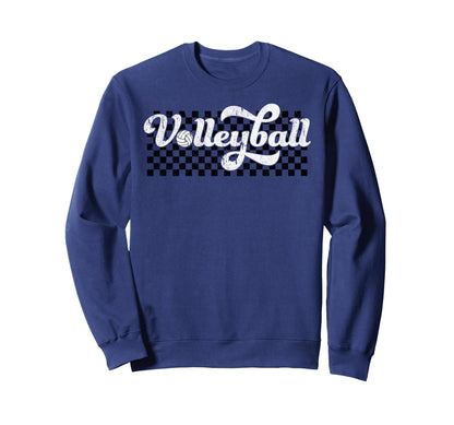 Volleyball Mom Dad Mama Family Sweatshirt - Minimalist Print Men Women - T-Shirt, Sweatshirt, Hoodie