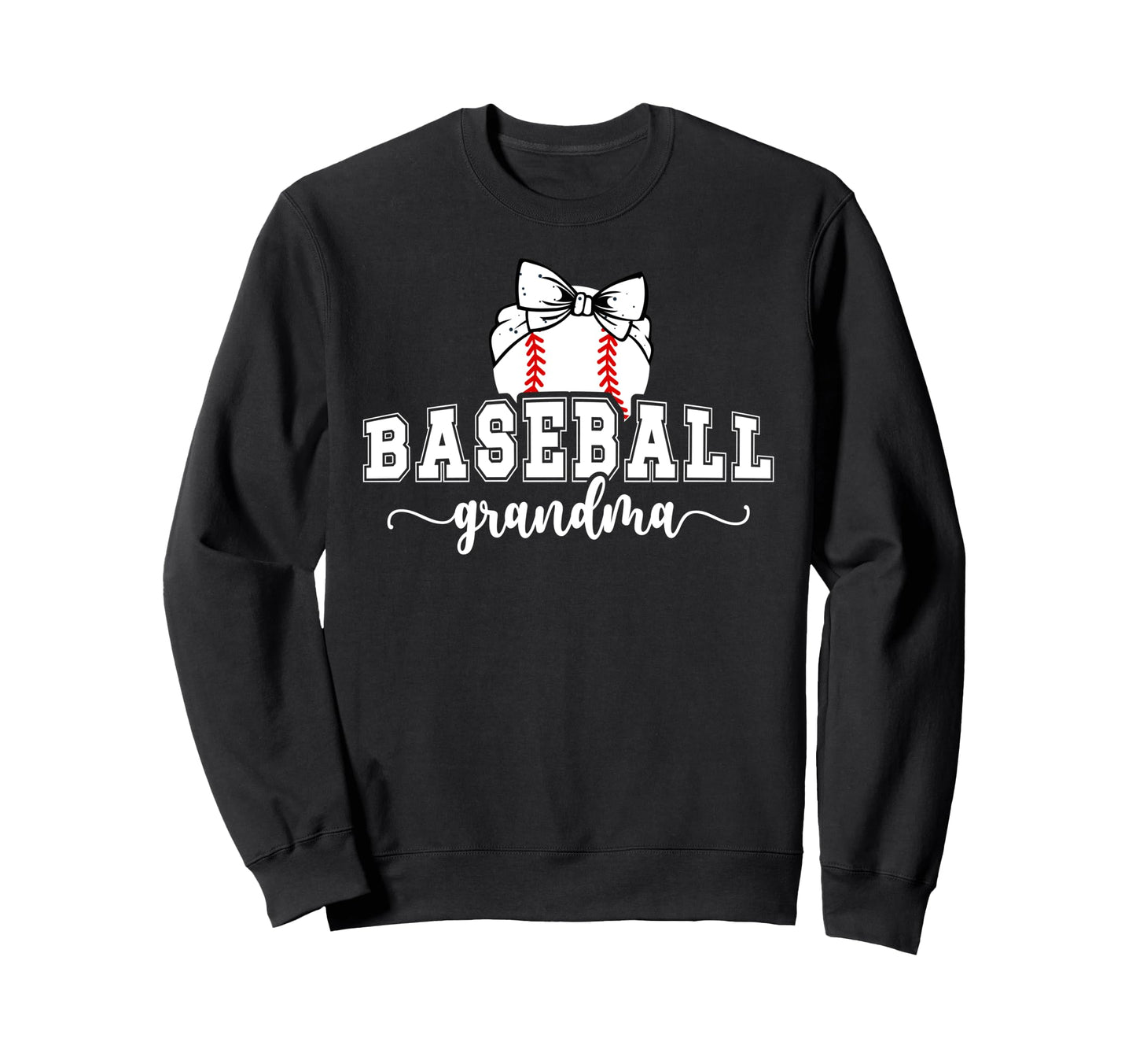 Baseball Grandma Proud Grandma Sweatshirt - Trendy Graphic for Adults - T-Shirt, Sweatshirt, Hoodie