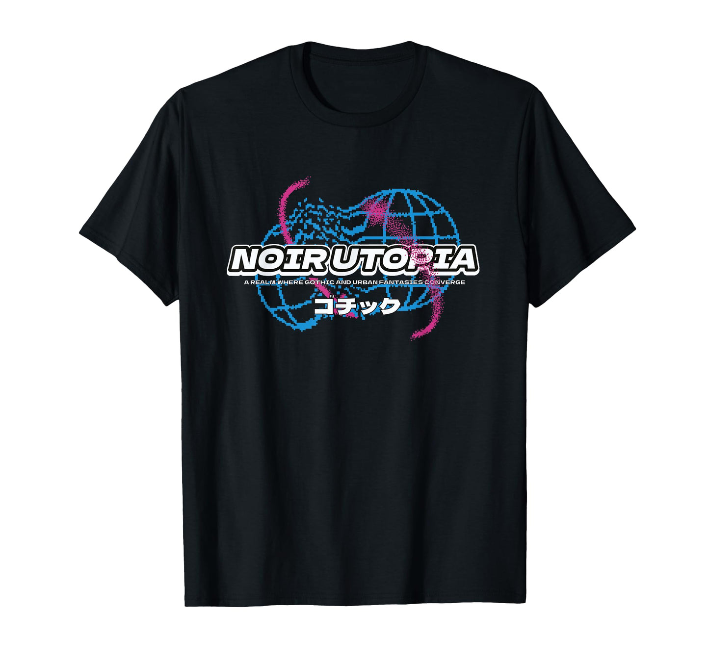 Noirutopia Vaporwave Gothic Urban T-Shirt - Fun Novelty Design Unisex - T-Shirt, Sweatshirt, Hoodie