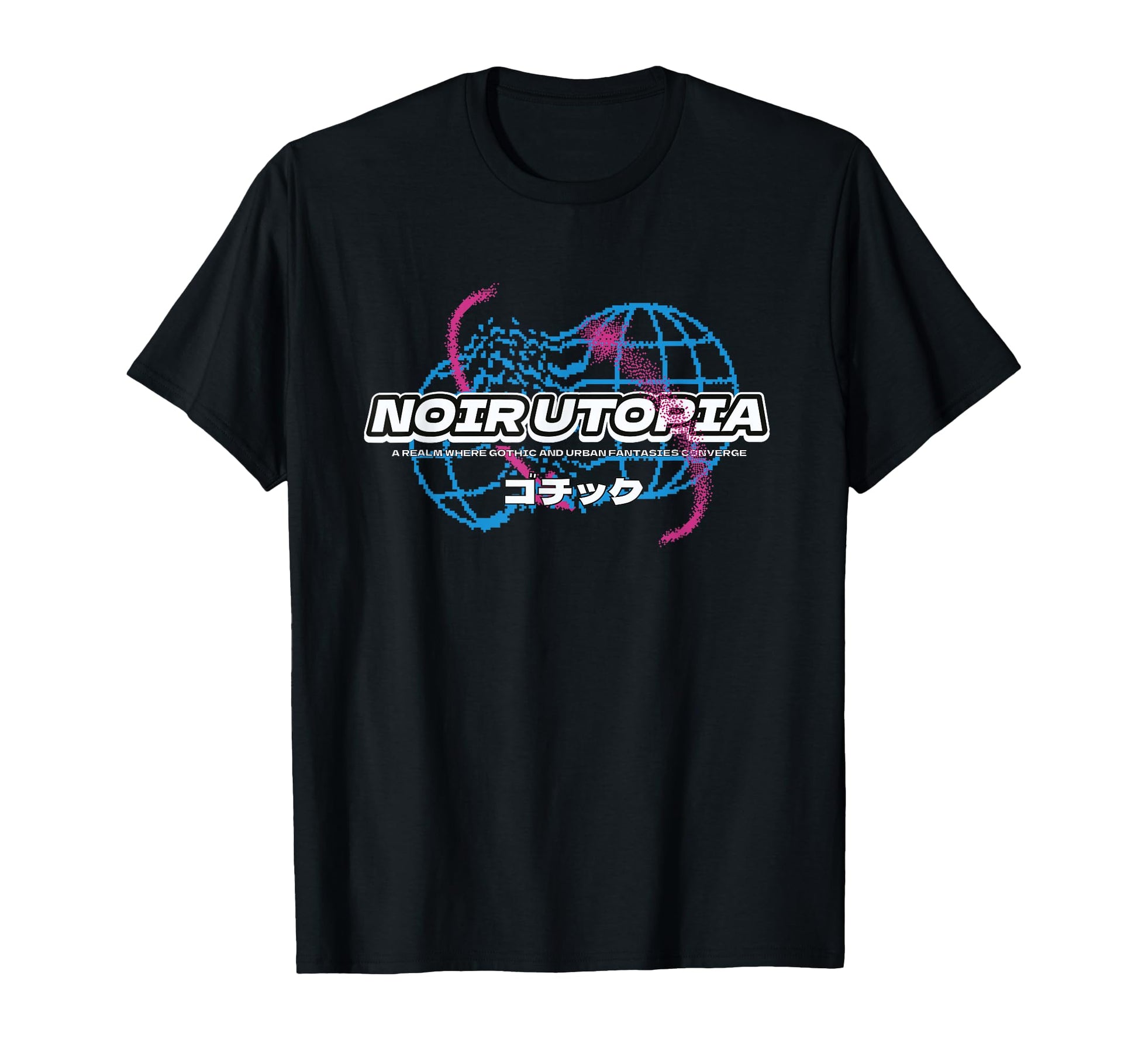 Noirutopia Vaporwave Gothic Urban T-Shirt - Fun Novelty Design Unisex - T-Shirt, Sweatshirt, Hoodie