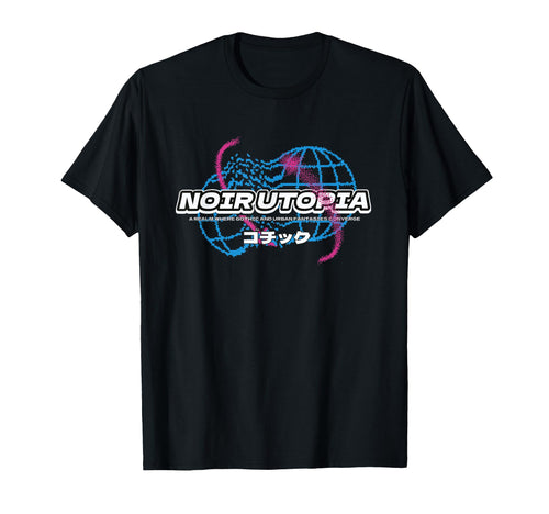 Noirutopia Vaporwave Gothic Urban T-Shirt - Fun Novelty Design Unisex - T-Shirt, Sweatshirt, Hoodie