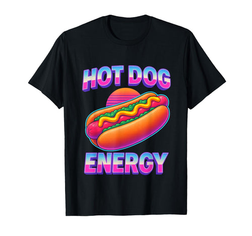 Funny Hot Dog Y2K Vaporwave Aesthetic T-Shirt - Unique Graphic Unisex - T-Shirt, Sweatshirt, Hoodie