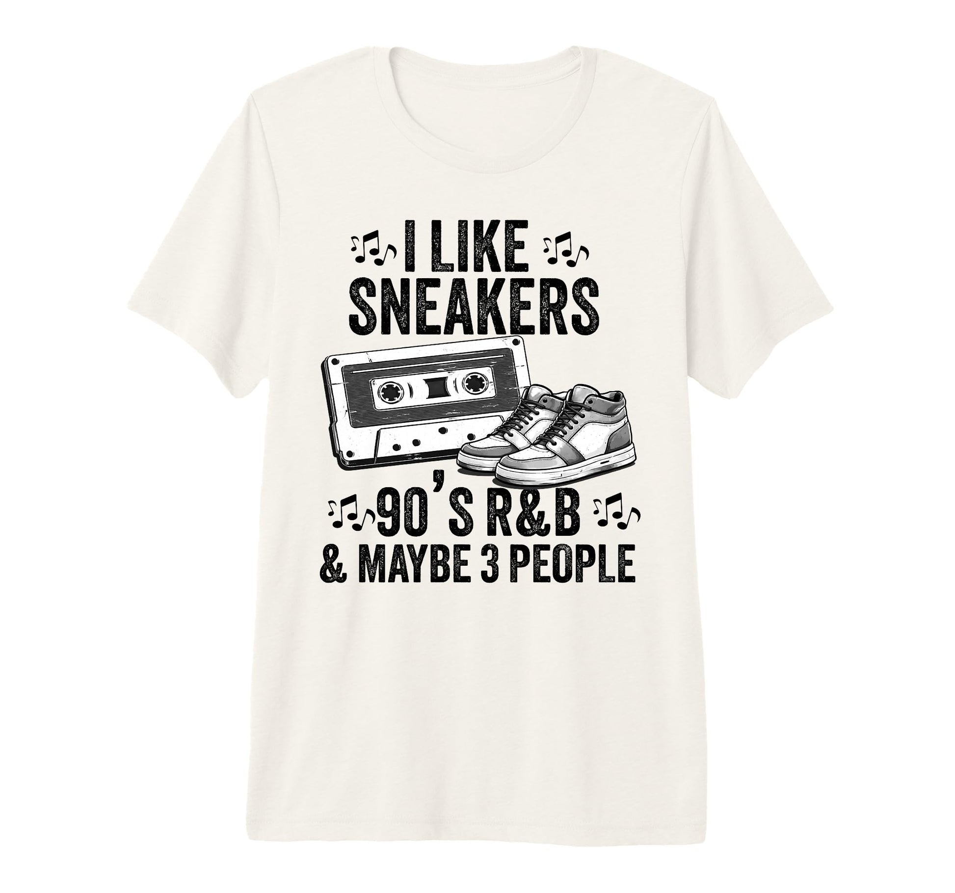 I Like Sneakers 90S R B And Like 3 T-Shirt - Trendy Graphic for Adults - T-Shirt, Sweatshirt, Hoodie