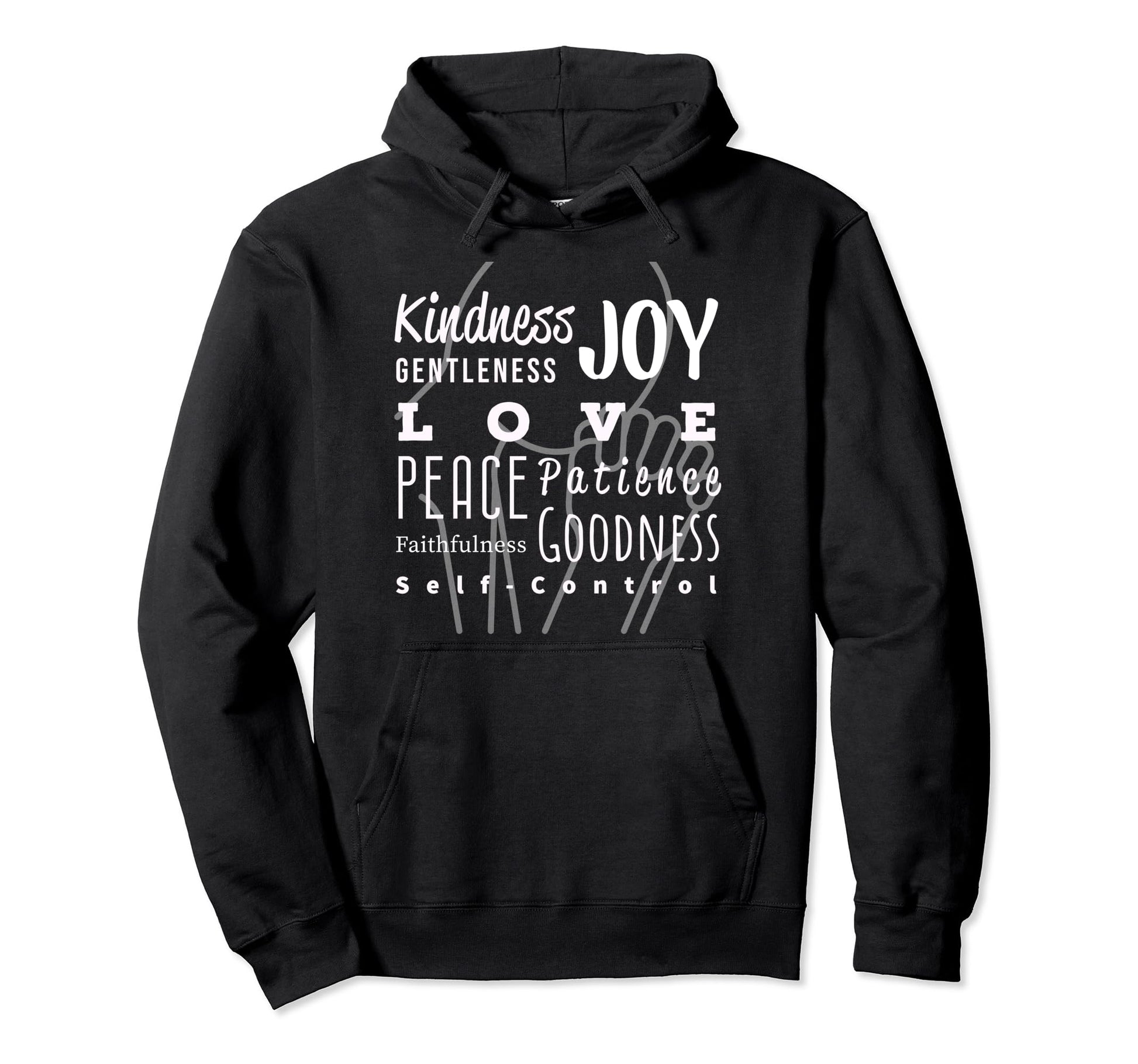 Love Joy Peace Hoodie - Streetwear Style Men Women - T-Shirt, Sweatshirt, Hoodie
