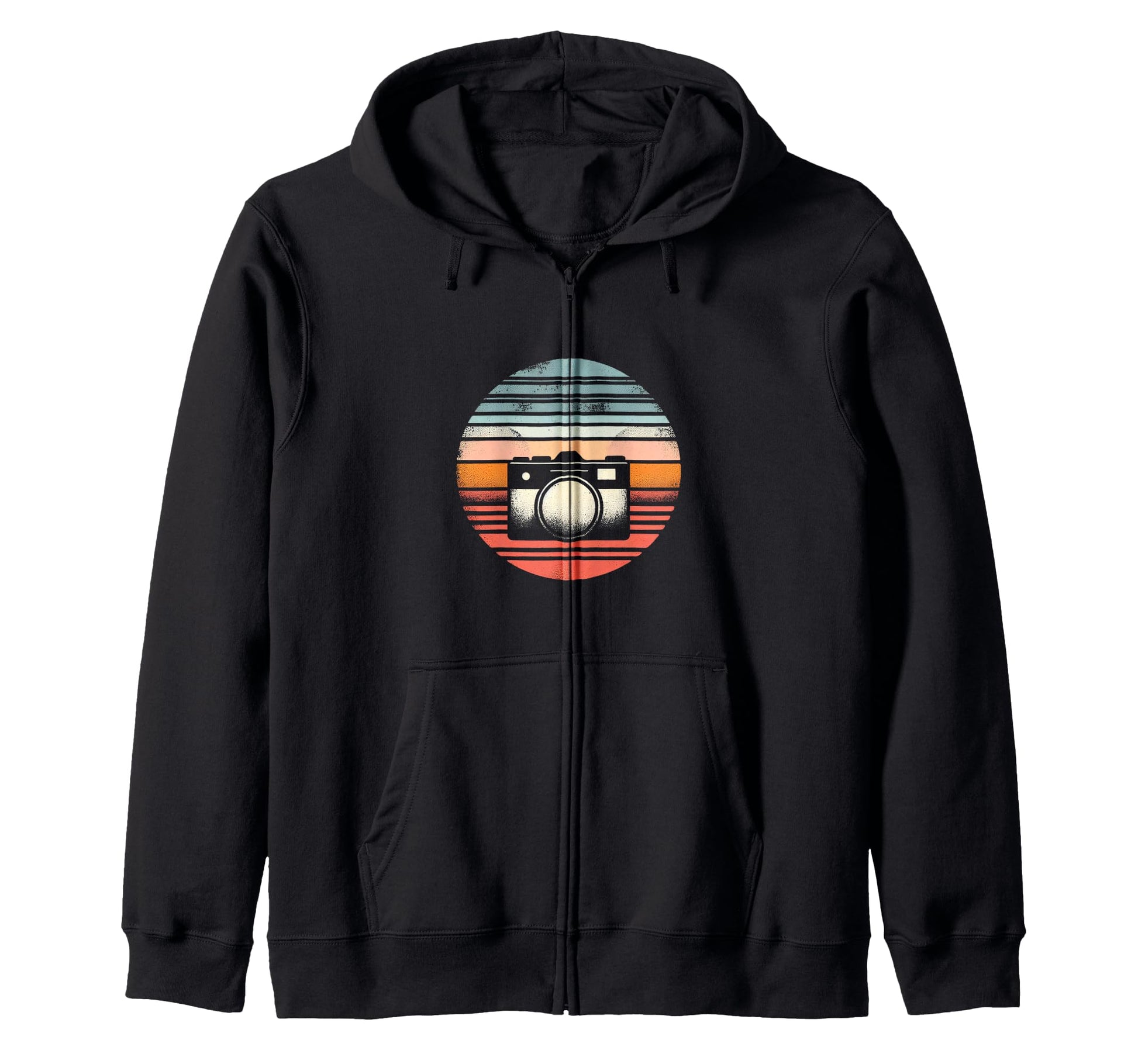 Camera Sunset T-Shirt - Trendy Graphic for Adults - T-Shirt, Sweatshirt, Hoodie