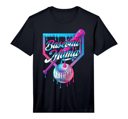 Funny Mama Mom Mothers Day Baseball Ice T-Shirt - Graphic Print for Adults - T-Shirt, Sweatshirt, Hoodie