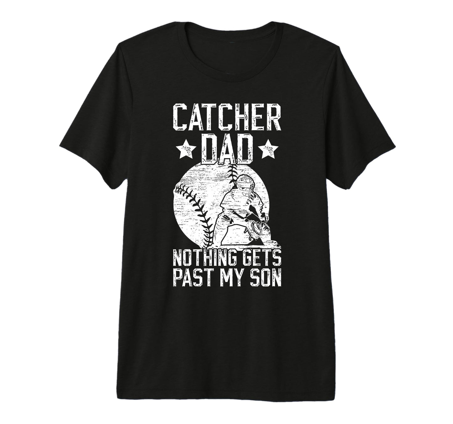 Mens Baseball Catcher Dad Proud Dad T-Shirt - Streetwear Style Unisex - T-Shirt, Sweatshirt, Hoodie