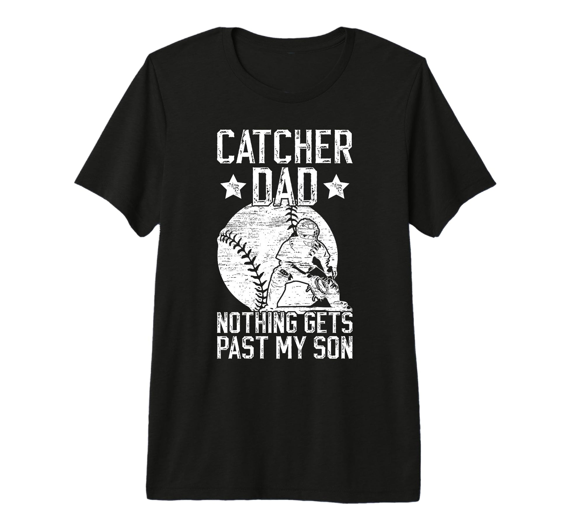 Mens Baseball Catcher Dad Proud Dad T-Shirt - Streetwear Style Unisex - T-Shirt, Sweatshirt, Hoodie