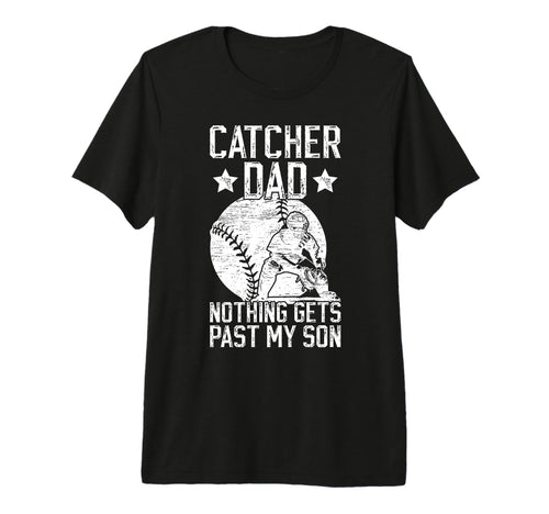 Mens Baseball Catcher Dad Proud Dad T-Shirt - Streetwear Style Unisex - T-Shirt, Sweatshirt, Hoodie
