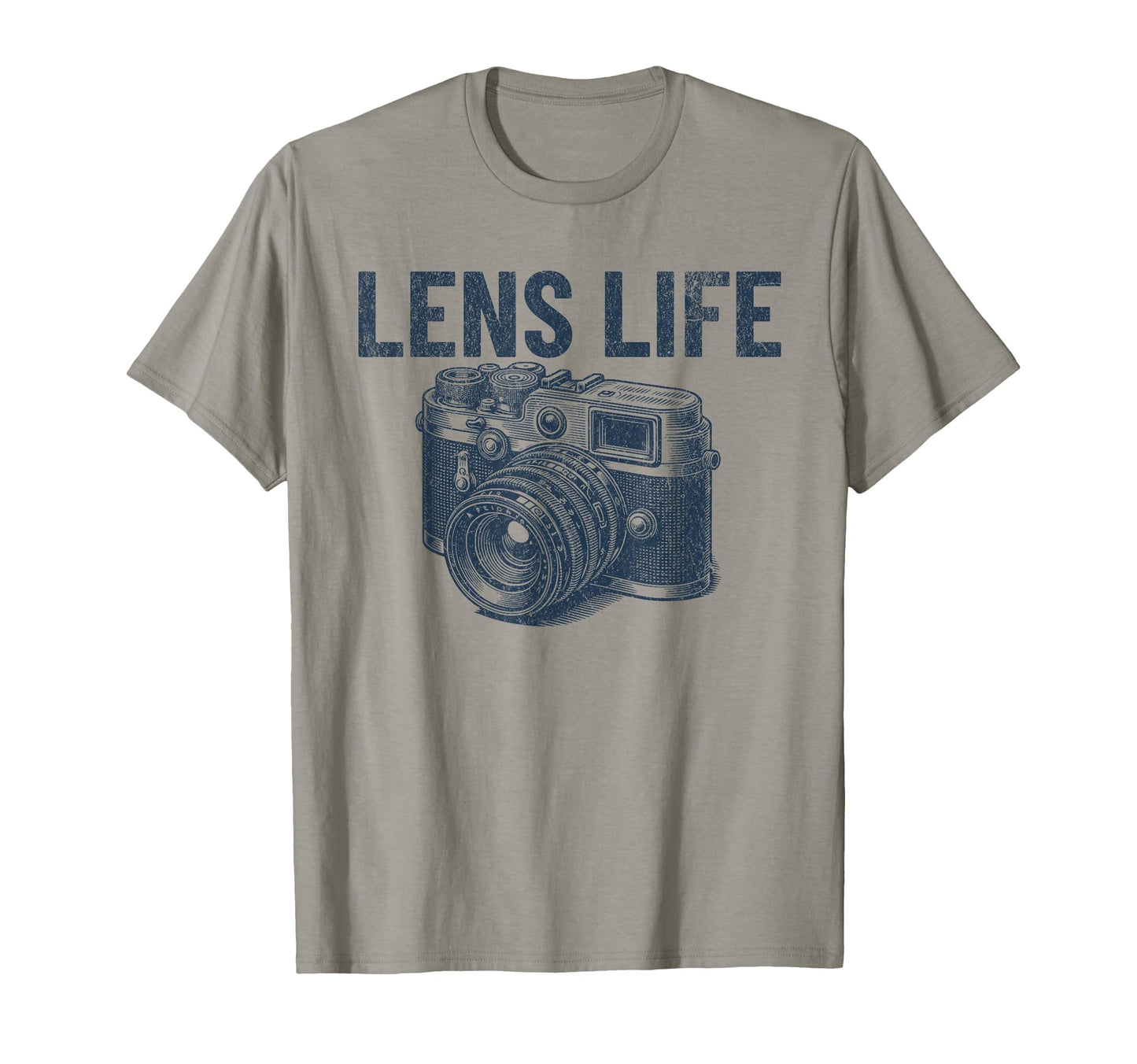 Lens Life Camera Photographer Mens T-Shirt - Aesthetic Graphic for Adults - T-Shirt, Sweatshirt, Hoodie