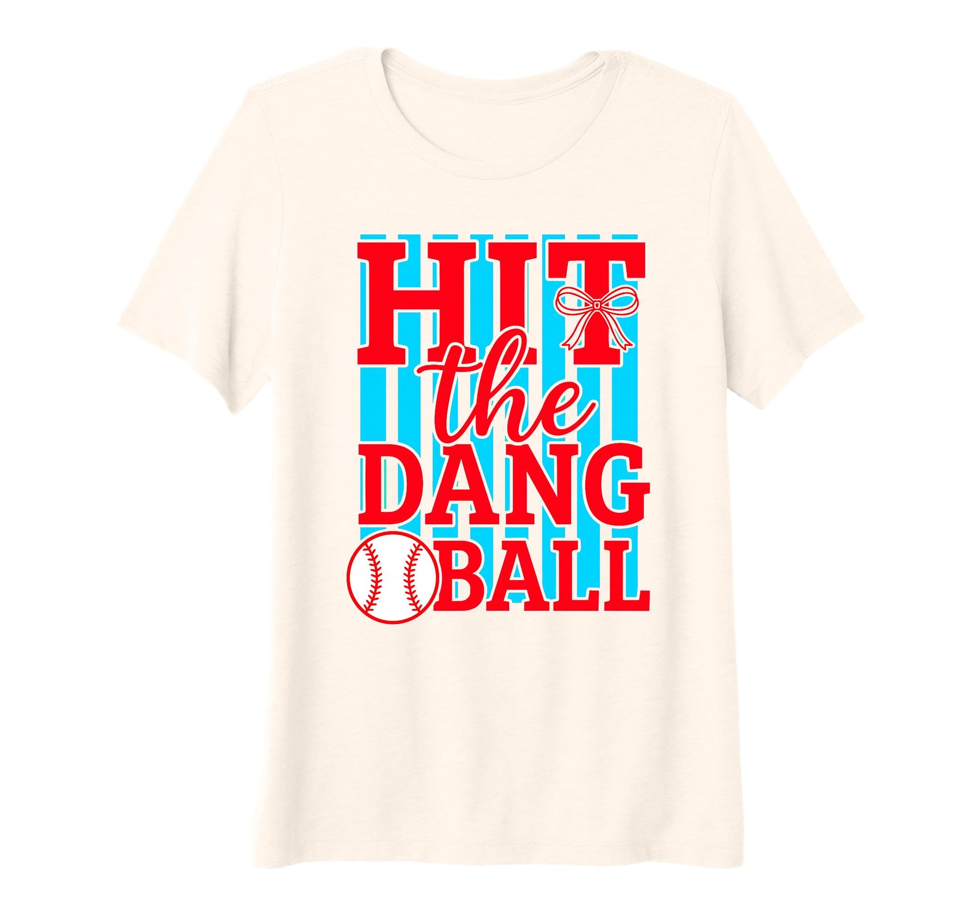 Womens Hit Dang Ball Tri Blend T-Shirt - Novelty Apparel Men Women - T-Shirt, Sweatshirt, Hoodie