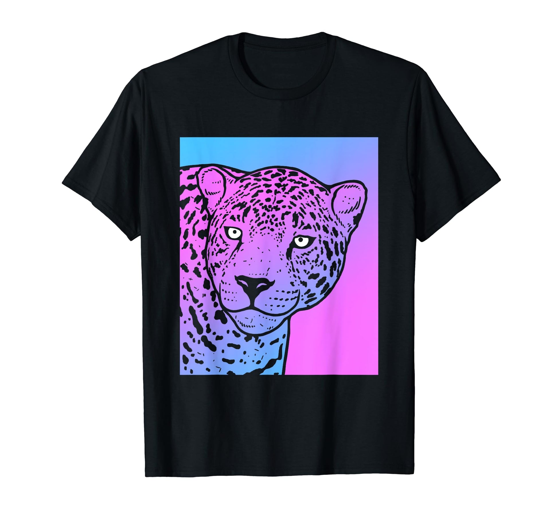 Vaporwave Jaguar Aesthetic Pastel T-Shirt - Casual Everyday Wear Men Women - T-Shirt, Sweatshirt, Hoodie