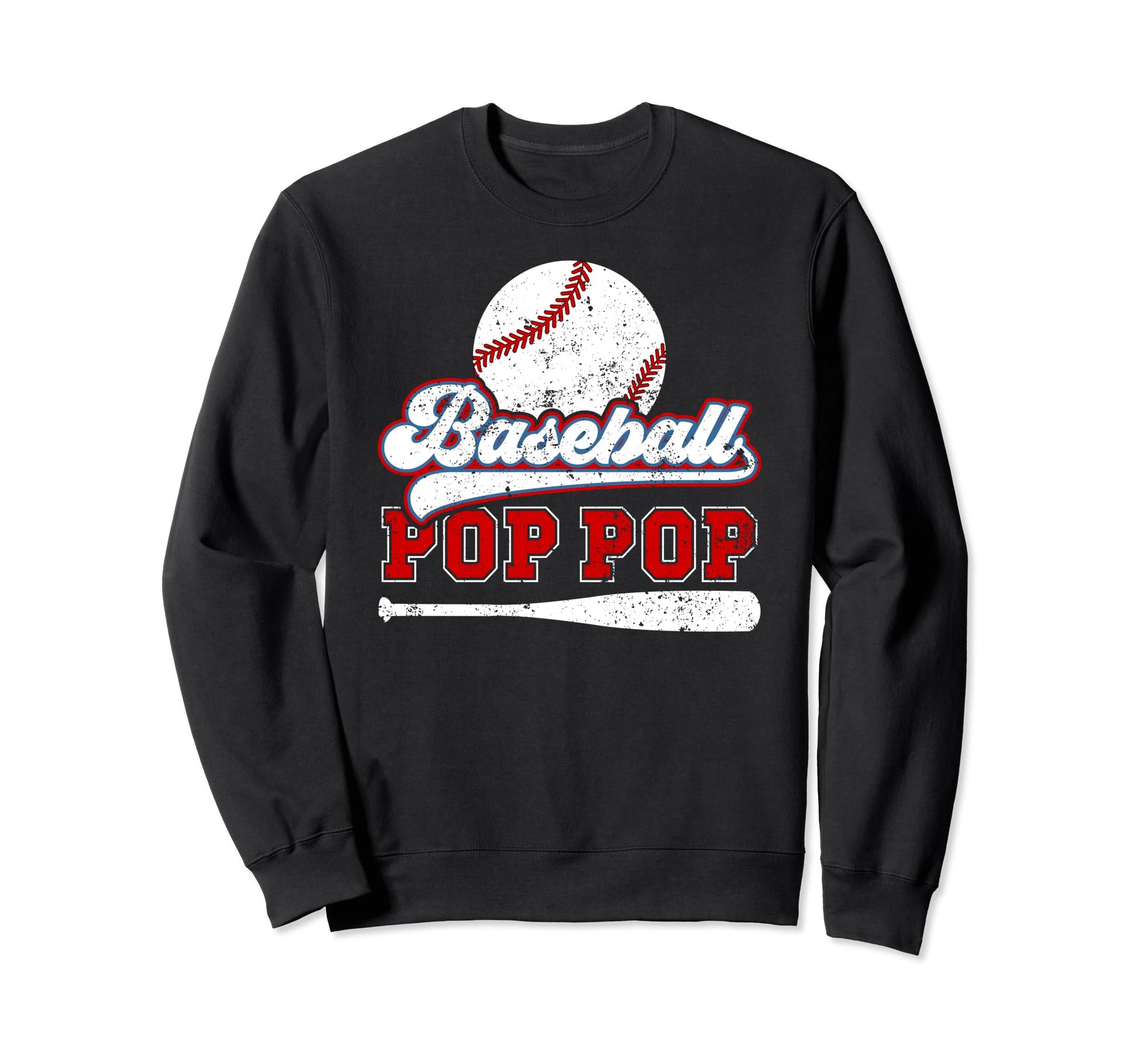 Baseball Pop Pop Grandpa Best Pop Sweatshirt - Minimalist Print for Adults - T-Shirt, Sweatshirt, Hoodie