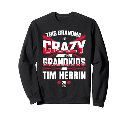 Grandma Crazy Tim Herrin Sweatshirt - Custom Art Print for Adults - T-Shirt, Sweatshirt, Hoodie